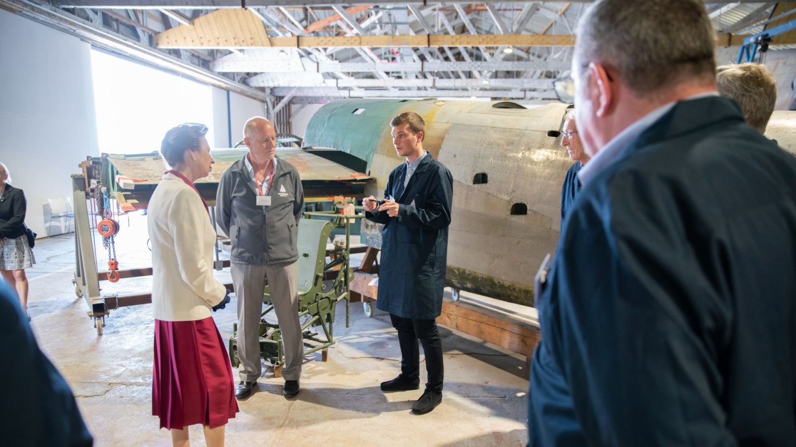 Princess Royal opens Conservation Hangar at Aerospace Bristol